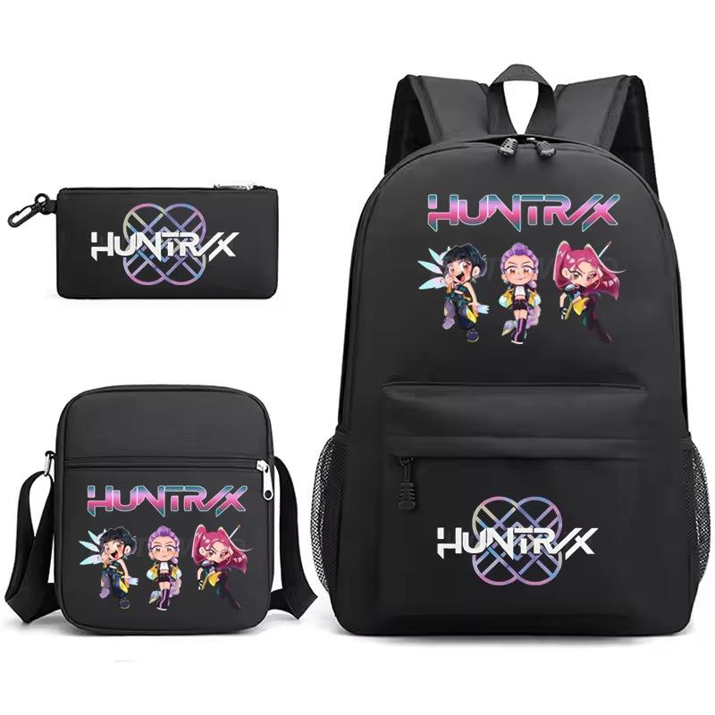 Animation Cartoon Printing Primary And Secondary School Students Campus High Value Shoulder Backpack Pencil Bag Three-Piece Set three-piece set
