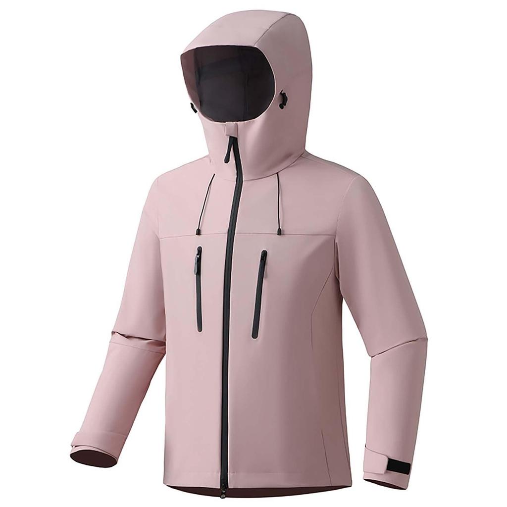 Damen Locker Lässig Modisch Outdoor Einfarbig Winddicht Wasserdicht Jacke Jacke