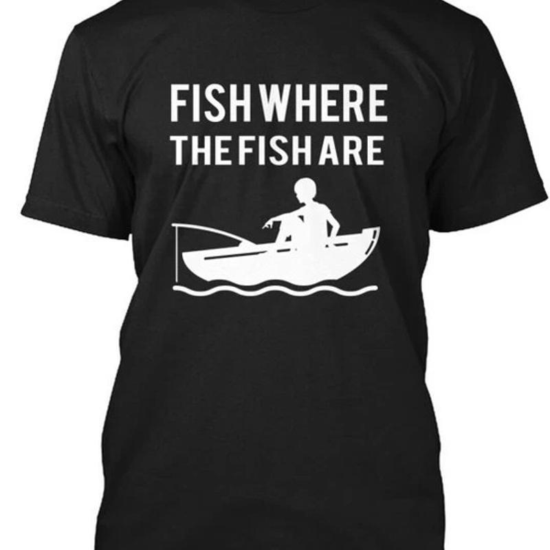 Fish Where The Are Size Premium T Shirt M 2XL S разноцветный