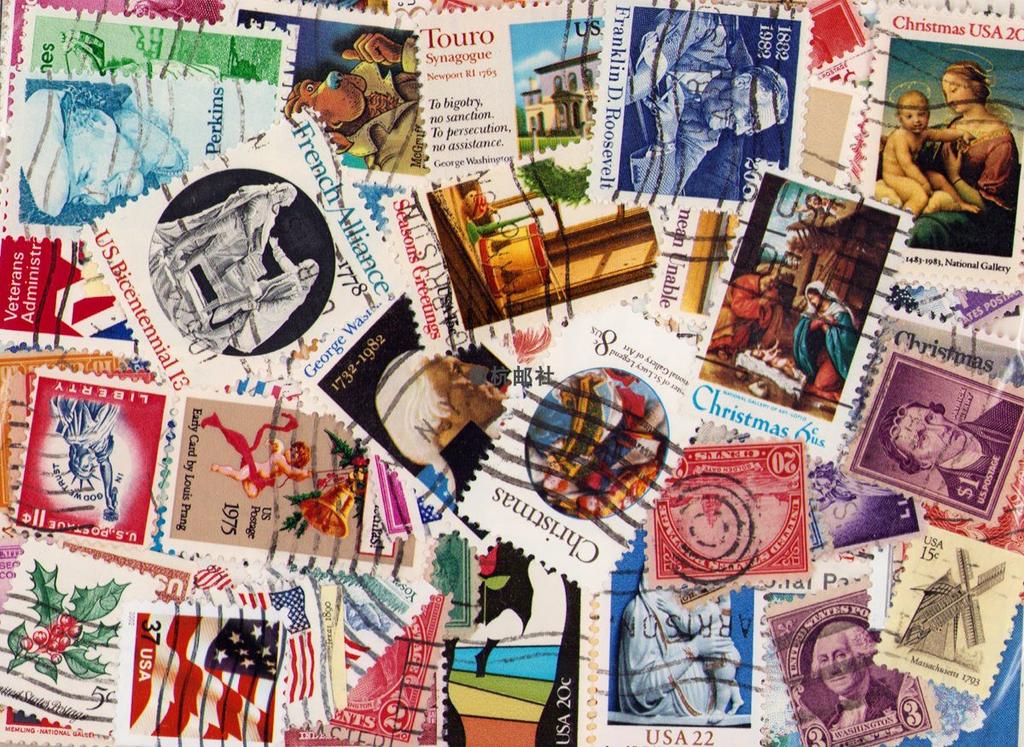 United States Stamps 100 Different Letter Pins And Festings Random Foreign Real Used Post Stamps For Collection Postage Stamp
