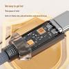 Crystal Aluminum CC Super Charging PD100W Data Cable in Multiple Colors, 1m or 2m