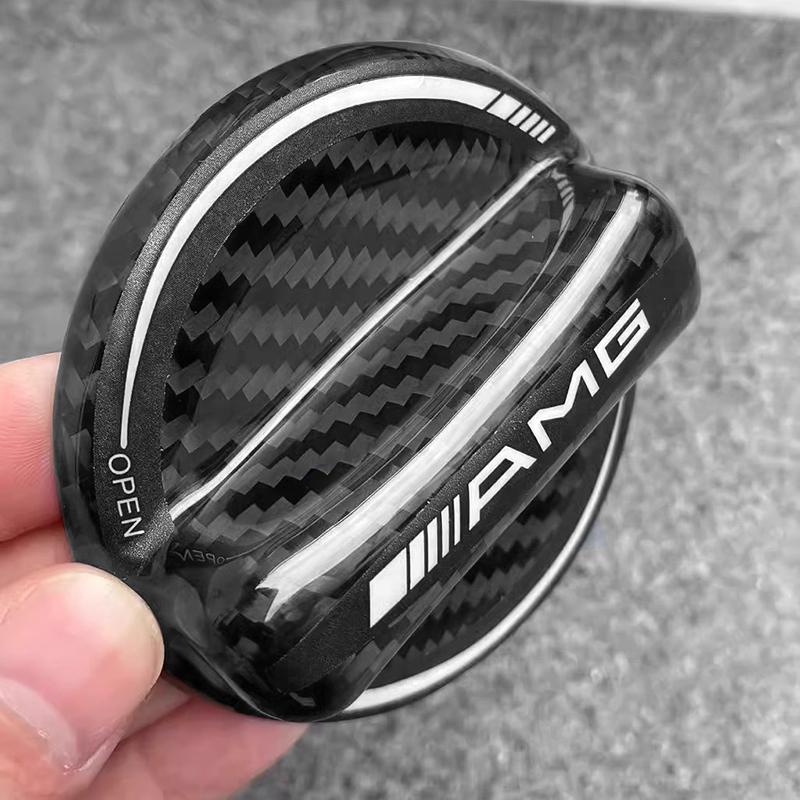 ABCB1 Car Fuel Filler Door Cover Fuel Tank Gas Caps Accessories For AMG W206 W220 W213 GLC W205 W211 W212 W201 W126 W169 W210 GLC W176