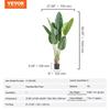 Artificial Birds Of Paradise Tree, 1.5mTall Faux Plant, PE Material & Anti-Tip Tilt Protection Low-Maintenance Plant, Lifelike Green Fake Tree for