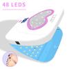 168W High-Power Quick-Drying Foldable UV/LED Nail Lamp with Gravity Sensor for Hands/Feet