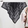 Xiaohongshu Women's Retro Faux Silk Printed Scarf - Versatile Spring/Summer Accessory.