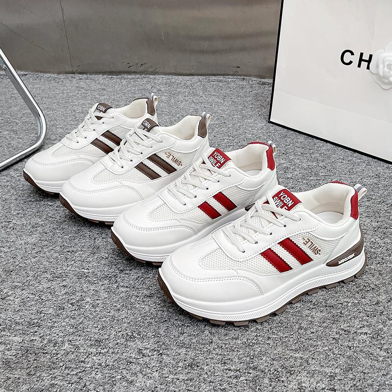 Forrest Gump Women's Shoes Casual Feet Small Platform Sneakers 2025 New Summer Mesh Breathable Dad Shoes Are Not Tired