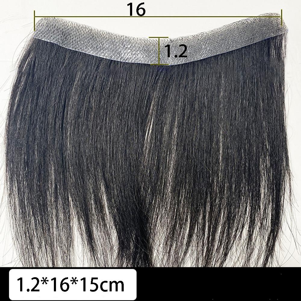 

Seamless Frontal Hairpiece for Men Forehead Biological Scalp Patch Increase Hair Volume 1.2*16*15cm