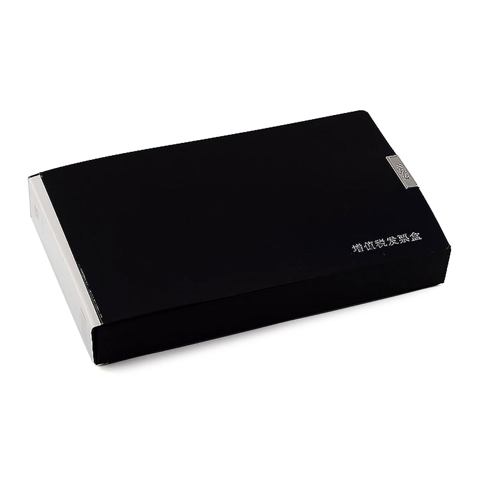 2 шт. Папка для чеков Маленькая папка Коробка для чеков Пластиковый органайзер для чеков Держатель для билетов Папка для чеков Вмещает 350 листов чёрный