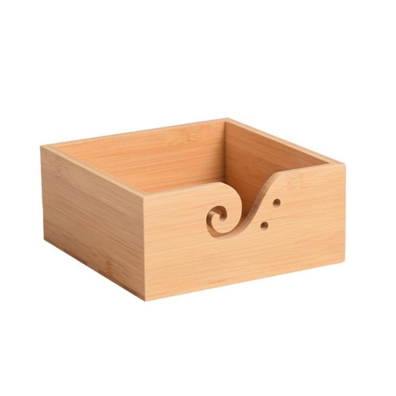 Square Knitting Bowl Crocheting Bowl Wool Holder Knitting Bowl Holder Wool Storage Bowl Knitting Accessories for Daily