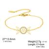 Hecate Bracelet Triple Moon Goddess Protection Bracelet For Women Hekate Lilith Greek Mythology Pagan Wiccan Celtic Knot Jewelry