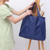 Big Capacity Foldable Shopping Bag Eco-Friendly Reusable Grocery Storage Bag Portable Shoulder Handbag for Travel Pocket Tote