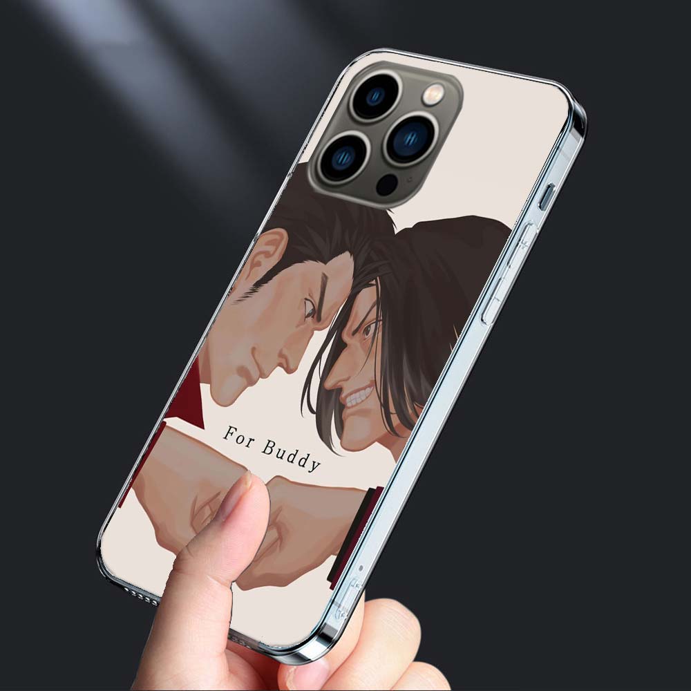 Yakuza 0 Game Phone Case For Iphone 16E 15 Pro 14 Plus 17E 16 17 Pro Max Air 11 12 13 Mini Shockproof Capa Cute Cover TPU Cle