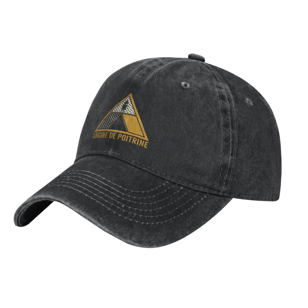 Angine de Poitrine Baseball Caps Retro Distressed Washed Sun Cap Unisex Outdoor Summer Unstructured Soft Caps Hat