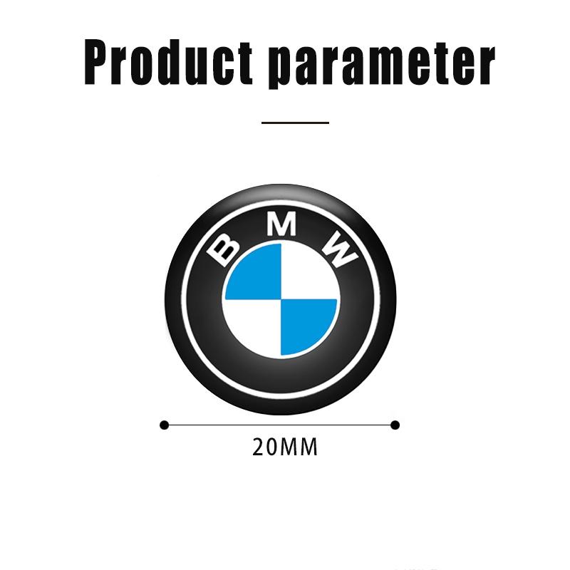 AAACG1 4Pcs 20mm Car Lock Stickers Keyhole Dustproof Decal For BMW M Sport X1 X2 X3 X5 X4 X6 X7 G30 G20 G32 G11 G12 F40 F30 F20 F10 F34