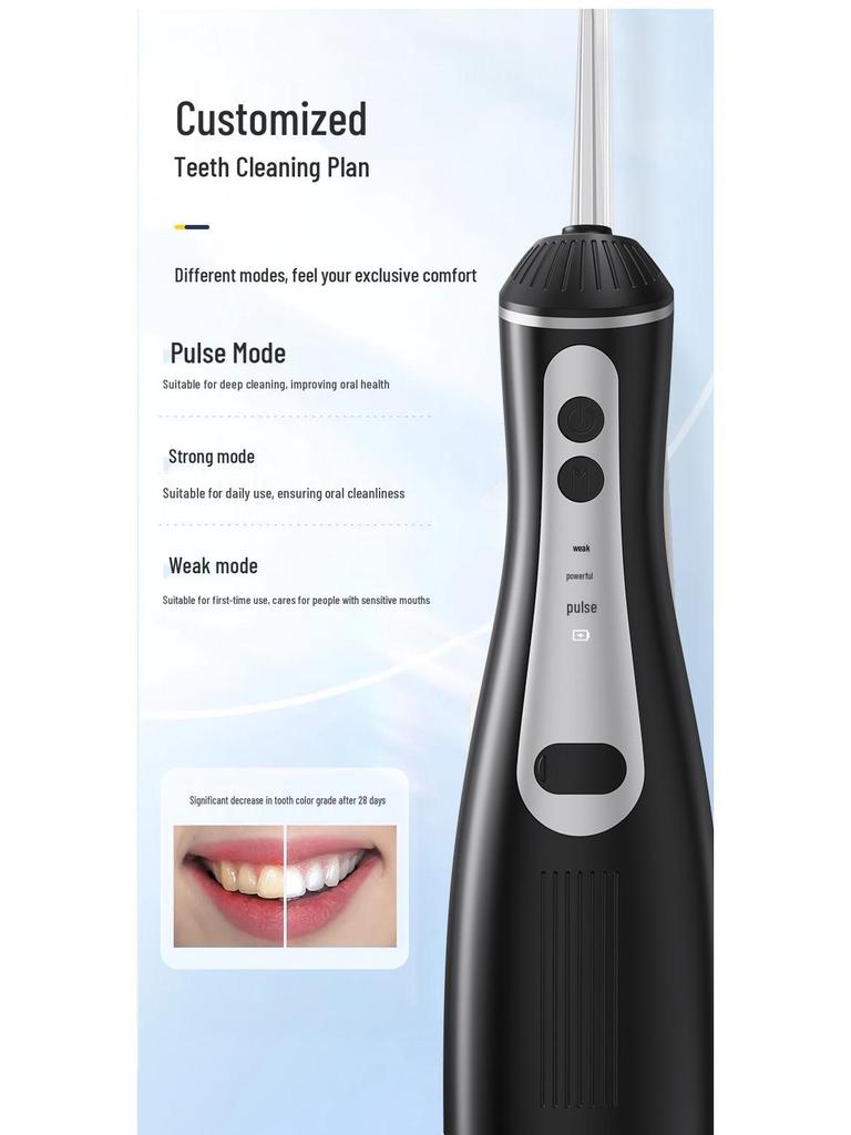 New Portable Electric Oral Irrigator: Handheld Dental Scaler & Water Flosser