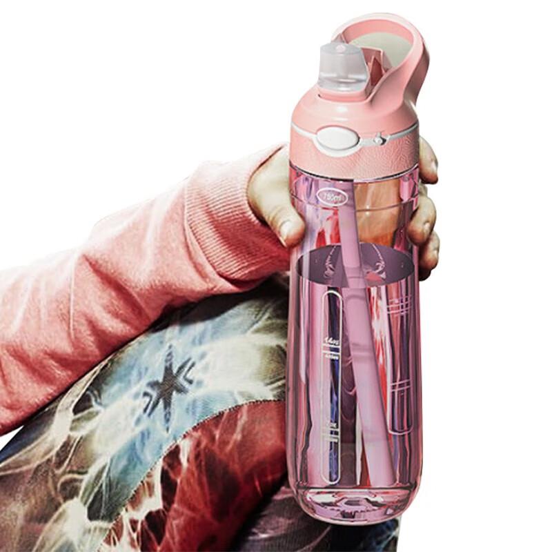 Tri-polar TP3649 Portable Outdoor Sports Water Bottle with Straw
