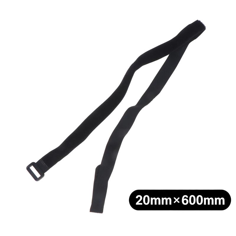 10Pcs 20Mm Hook And Loop Cable Tie Reusable Cable Straps Adjustable Wire Organizer For Cable Management Multiple Sizes