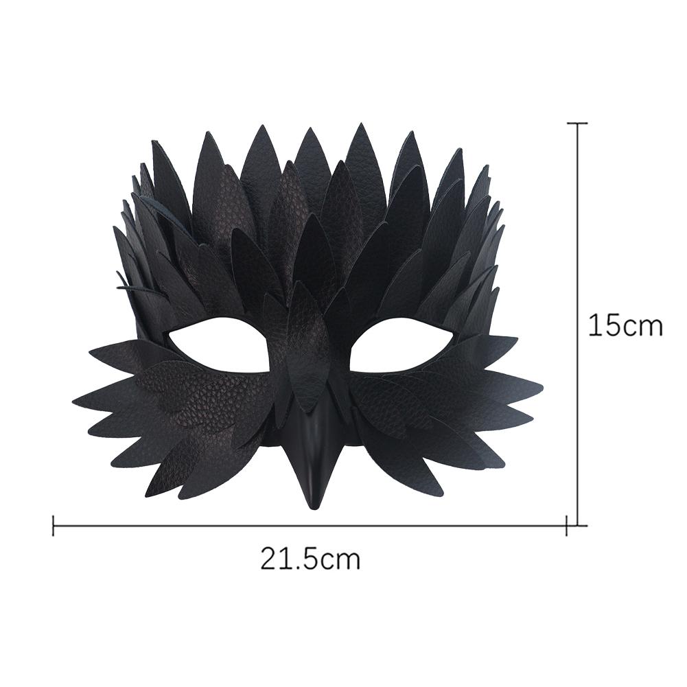 Costume Party Fun Bird Beak Mask Festival Mask Half Face Feather Mask Bird Beak Mask Lightweight Felt Material
