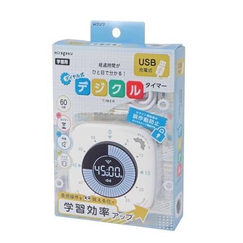 Kutsuwa Miragaku Learning Timer Digicle MT023