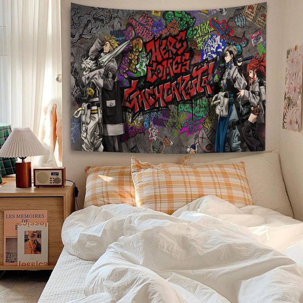 Japan Anime Gachiakuta Anime Hangend Boheems Wandkleed Boheemse Wandtapijten Mandala Kawaii Kamerdecoratie