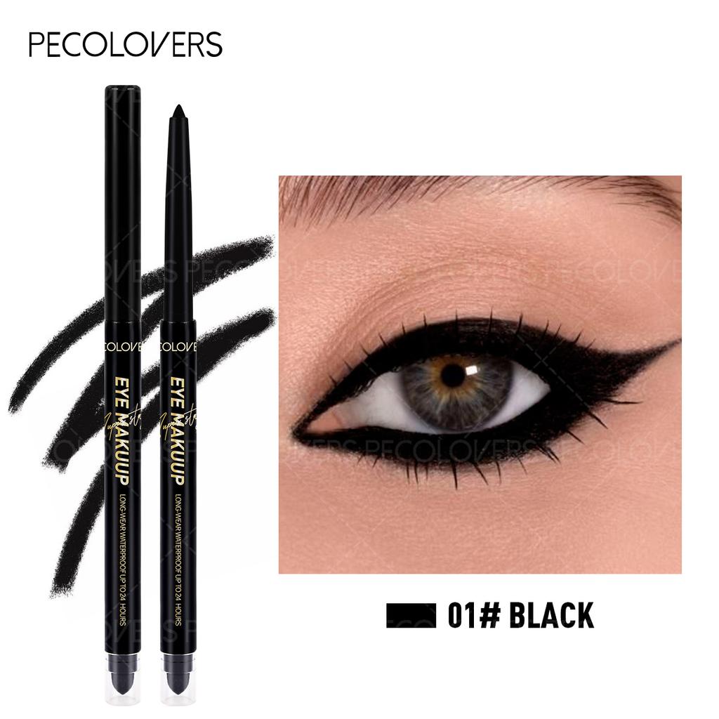 1PC Dual Tip Eyeliner Pencil Allows for Precise Application And Long-Lasting Wear Without Smudging,Waterproof, Sweat-Resistant