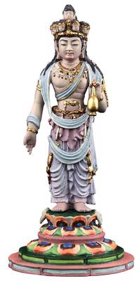 MiniQ Miniaturwürfel 007 75mm fertige Figur Elfgesichtige Kannon, ca.. hoch, PVC, vorgestrichen,