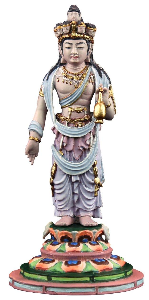 

miniQ Miniature Cube 007 75mm finished figure Eleven-faced Kannon, approx. tall, PVC, pre-painted,
