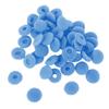 50PCS Foam Earbuds Cover 15mm Sponge Earbuds Replacement Ear Pads Tips Protector for MP3 MP4 Tablets Earphones Blue