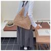 Women's Large Summer Seaside Vacation Tote - Woven Single Shoulder Bag for Commute and Fashion