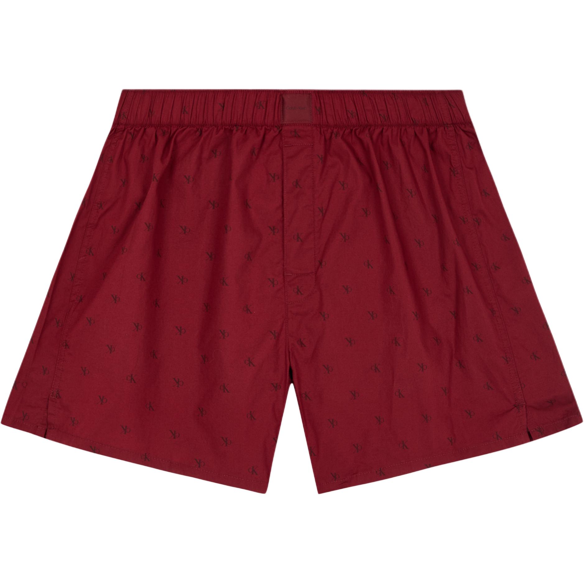 

Calvin Klein Logo Print Elastic Waist Casual Underwear Men Underwear Red NM2693-RT2 S