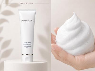 Luxuriöser White Washing Foam Reinigungsschaum, 130 g