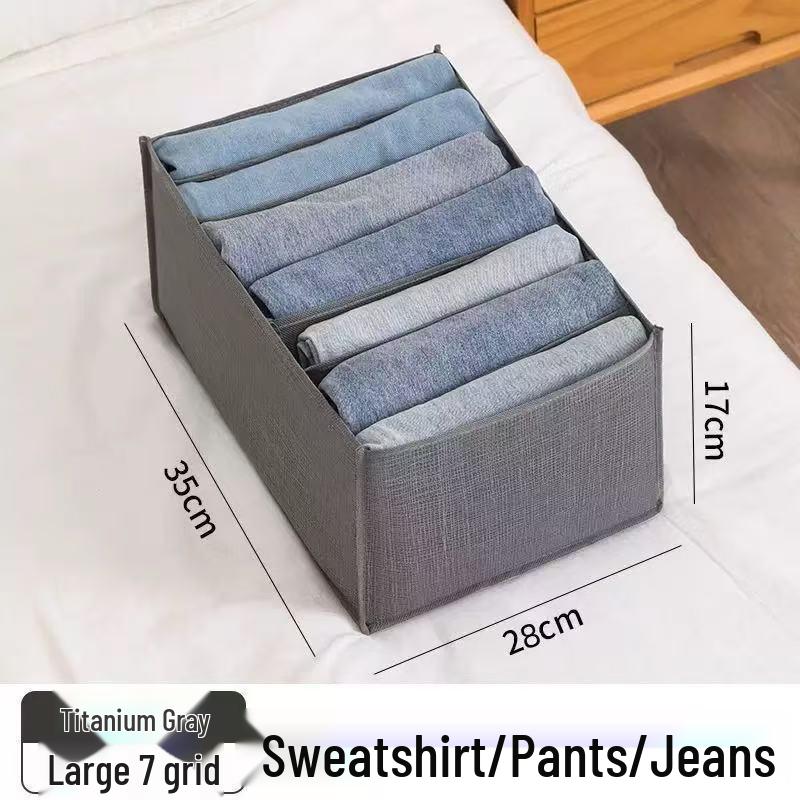 Foldable Wardrobe Organizer: Clothes, Pants, Socks, Underwear Storage Box