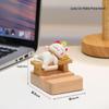 Cute Lucky Cat Phone Stand - Desktop Ornament & Mini Kitten Birthday Gift