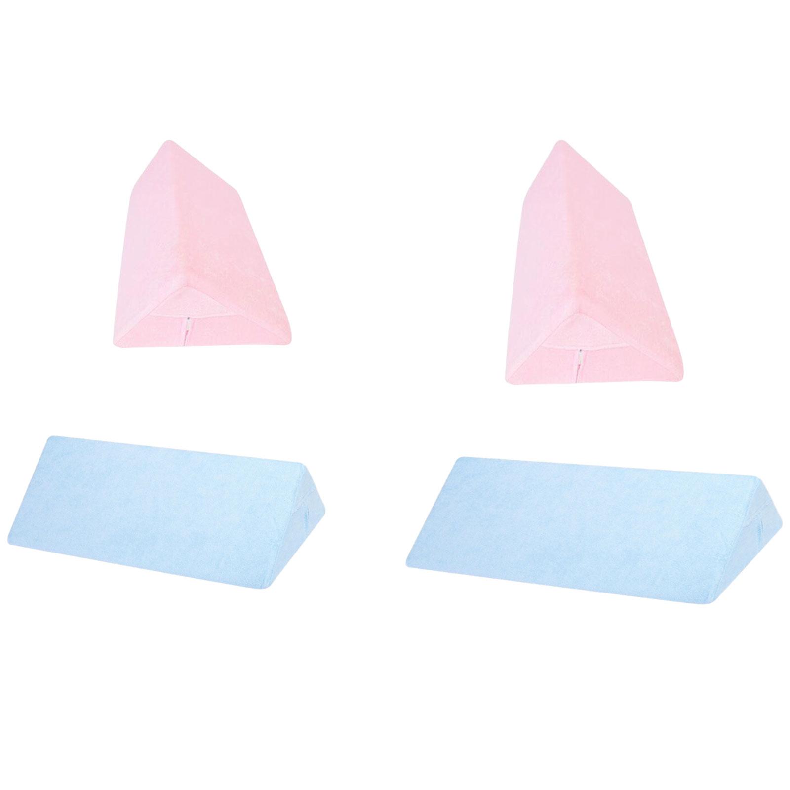Triangle Positioning Pillow Leg Bolster Elderly Patient Turning Aid Cushion S and Pink