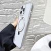 For iPhone 16 Pro Max Case Compatible with MagSafe TPU + PC Kickstand Clear Phone Cover