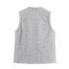 2024 Winter Women's Fashion: European & American Style Tie-Up Sleeveless Vest