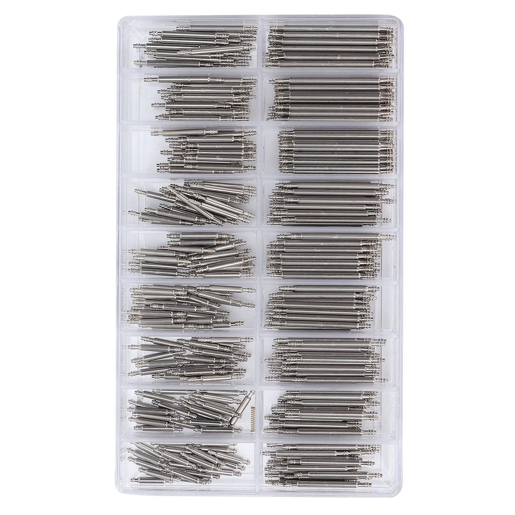 360pcs Strap Link Pins Watch Strap Quick Release Spring Bars for Watchband Replacement Watch Repair