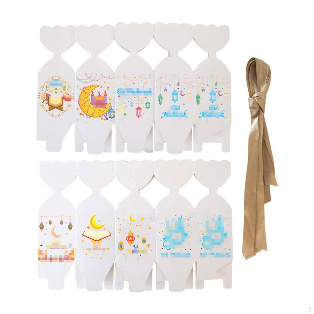 10 Stück Geschenkboxen Leckerei Modern DIY Einfach zu montieren Tischdeko für Goodie Zuhause