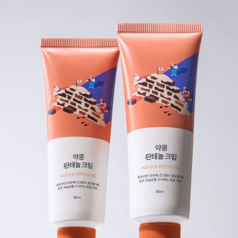 ROUND LAB Soybean Panthenol Cream 80 ml × 2 Pcs