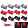10PCS Fader Knob Cap Touch Sensitive Slider Ribbed Mixer Desk Switch Knob Cap Plastic