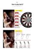 Colored 18g Soft Tip Darts with 100 Tips - 12-Piece Set, 243g Total Weight