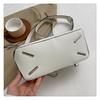 Lychee Pattern Portable Shoulder Messenger Bag, Fashionable and Practical.