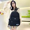 Four-Piece Backpack Set Junior High School Student Schoolbag Women Campus Backpack Large Capacity Backpack