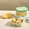 Reusable Plastic Bento Lunch Box For Kids Student With Compartment Portable Leak Proof Fruit Salad Food Container Microwave Safe