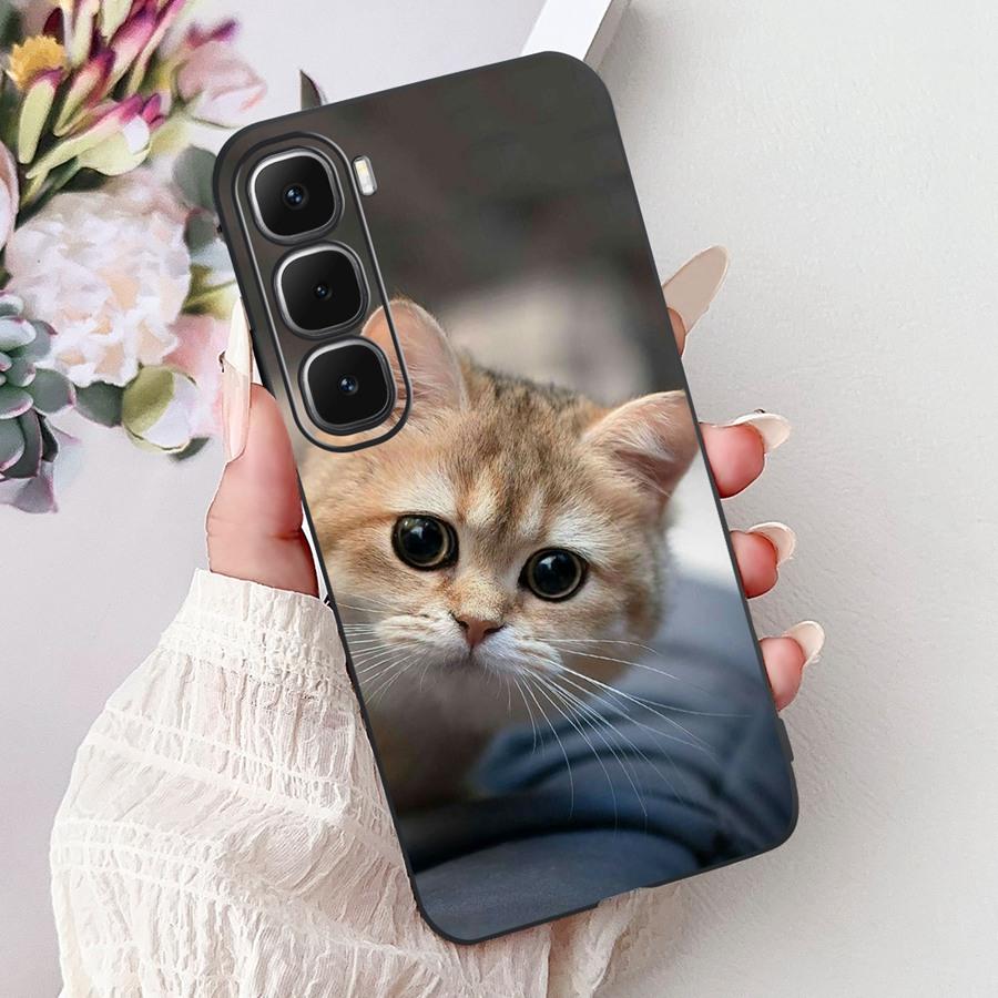 For Infinix Hot 60 Hot60i Case Cover lovely heart Pattern Soft Silicone Funda for infinix hot 60 Hot 60 i X6728 Shockproof Capa