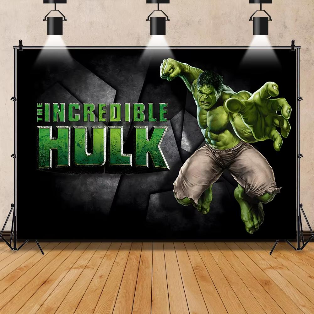 Supereroe Hulk Avengers tema personalizzabile festa di compleanno per bambini ragazzo sfondo decorazione stanza poster studio fotografico oggetti di scena