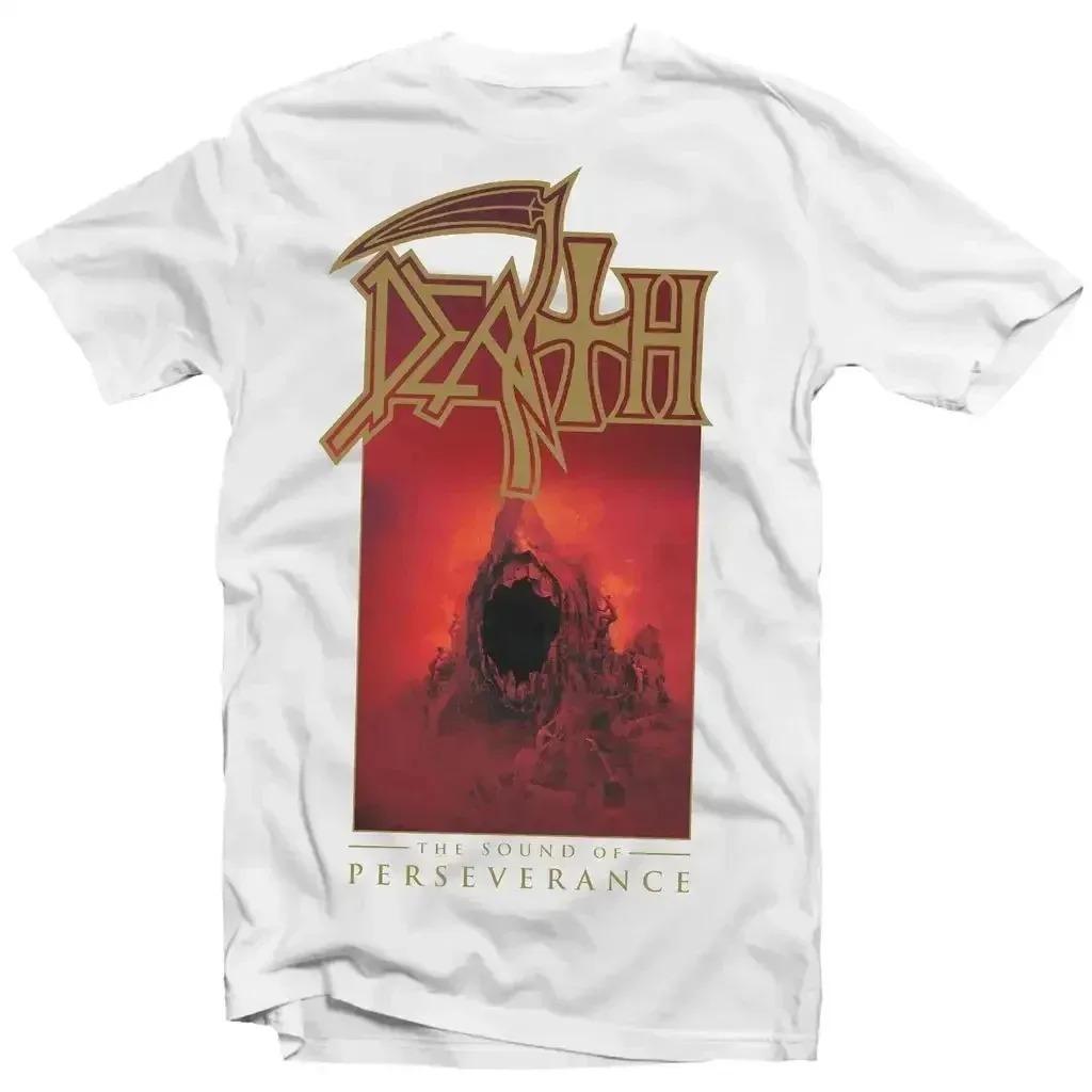 Merchandising Band Death Metal Maglietta Grafica Tour Mondiale Maglietta Death Metal 100% Cotone Girocollo Unisex Ampia Casual
