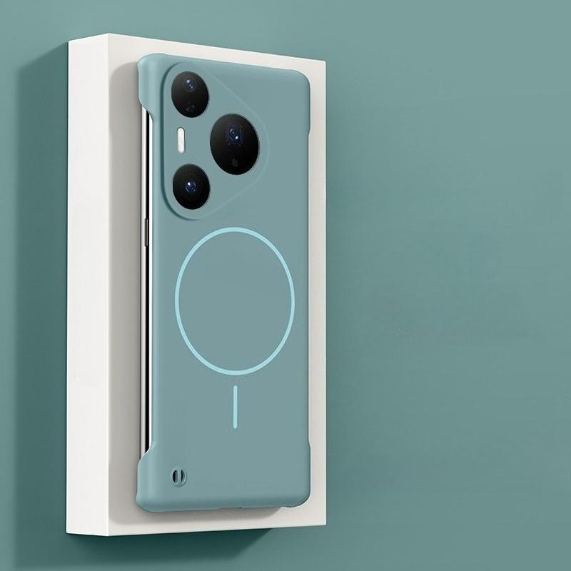 for Magsafe Ultra Thin Case for HUAWEI Pura 80 Pro Plus Frosted Hard PC Wireless Charging Back Cover for Huawei Pura 80 Ultra