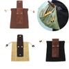 1 stück Tragbare Outdoor Nahrungssuche Tasche Obst Picking Beutel Faltbare Berry Puch Lagerung Leder Bushcraft Leinwand Tasche Wandern Camping