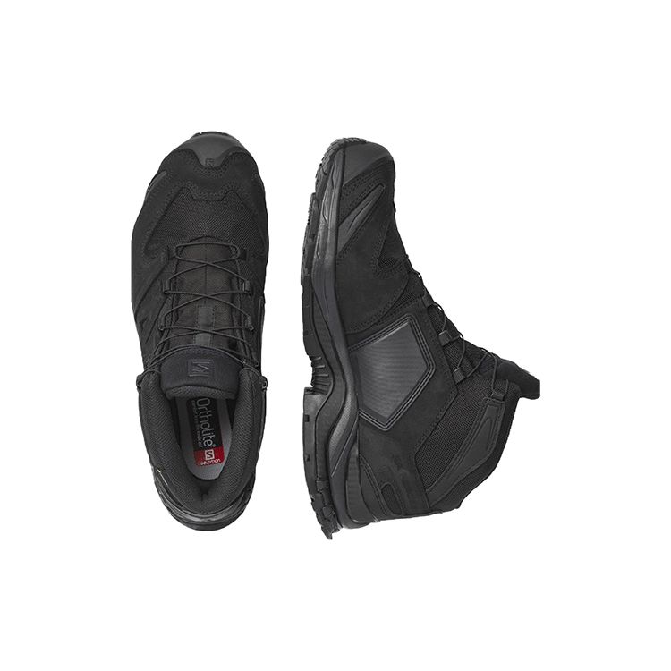 SALOMON Mid Gore-Tex Fashion Comfortable Durable Mid-Top Hiking Shoes Unisex Hiking Shoes Black 409218